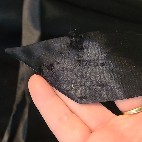 🌟3 for $30 🌟 La Senza Black Poly Bathrobe - L/XL - Picture 8 of 8